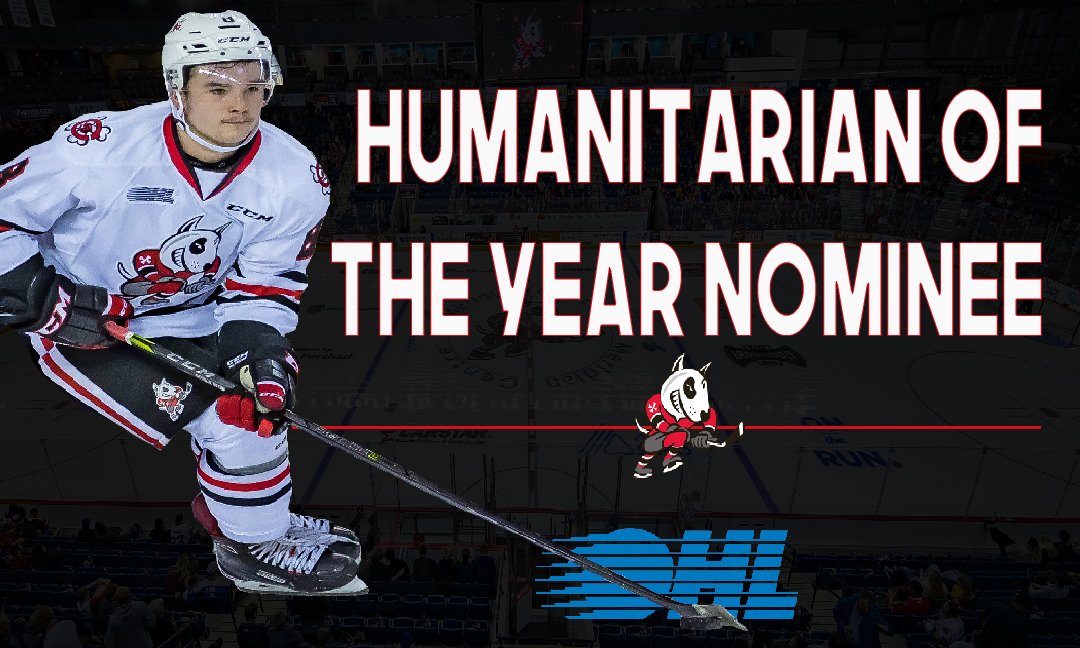 OHLIceDogs's tweet photo. Our nominee for the Dan Snyder Memorial Trophy was Johnathon Schaefer. 
 
Schaef has exemplified everything that our organization stands for in our community, and he was a great representative for this years' OHL Humanitarian of the Year.

DETAILS | https://t.co/oUKna5A3qR https://t.co/IEOVnxU4Nc
