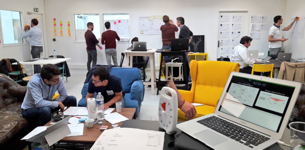 Aujourd'hui c'était Atelier Recherche Utilisateur à <a href="/mametours/">MAME</a> pour l'accélérateur <a href="/joinlechateau/">Le Château</a> ! Merci aux #Startups pour la qualité des échanges! Au top !