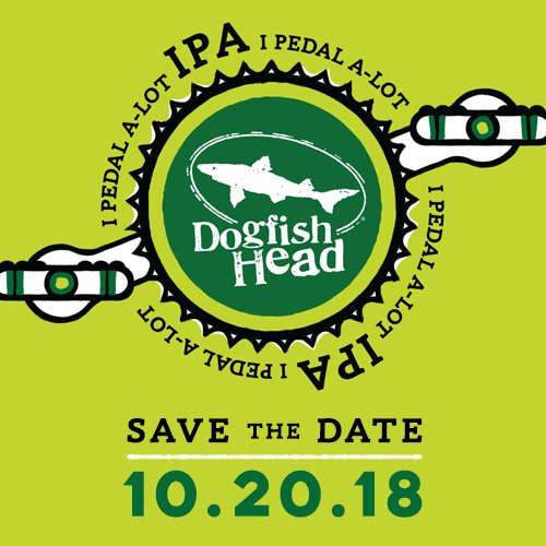 dogfishbeer's tweet photo. And just like that, the Dogfish Head I.P.A. (I Pedal A-Lot) registration is now open! Nab your spot for our first-ever gran fondo style ride happening on Saturday, Oct. 20! π² Register now β‘ https://t.co/TwIBi79P9x #DogfishIPA https://t.co/uu9s8Zqkmm