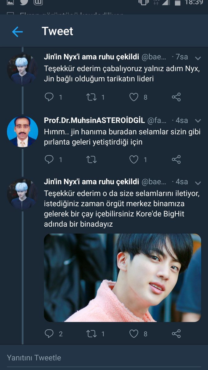 ozlem_jiminah's tweet photo. Ben ömrümde hiç bukadar gülmemiştim adam bide profesör diye yazmış
Kesinlikle sırasıyla okuyun yok böyle birşey
#IVoteBTSBBMAs @BTS_twt https://t.co/LhNt8e1wxq