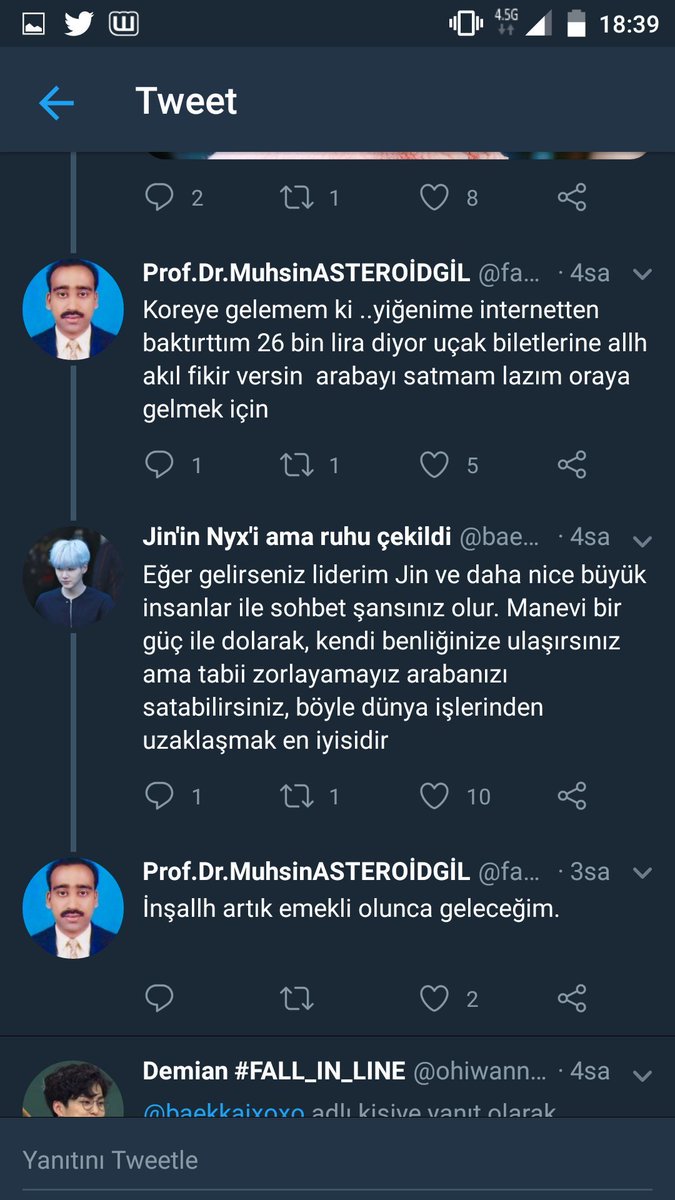 ozlem_jiminah's tweet photo. Ben ömrümde hiç bukadar gülmemiştim adam bide profesör diye yazmış
Kesinlikle sırasıyla okuyun yok böyle birşey
#IVoteBTSBBMAs @BTS_twt https://t.co/LhNt8e1wxq