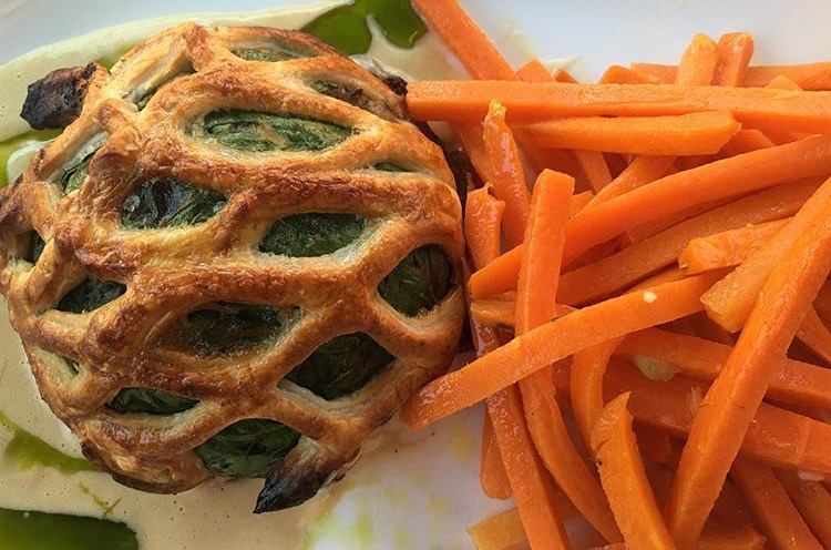 We have some amazing vegetarian options!
Cannot go wrong with the Mushroom Wellington!