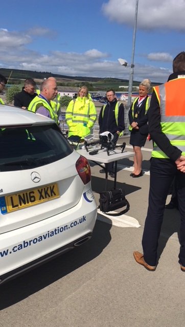 ABZ_Airport's tweet photo. Another great day as part of #ukairportssafetyweek. The safety garage has been the hub for safety discussions, a drone demonstration on the top deck of our car park was a hit and UK Border Force discussed modern slavery. #promotingsafetytogether #dotherightthing https://t.co/WKGh7VmdFi