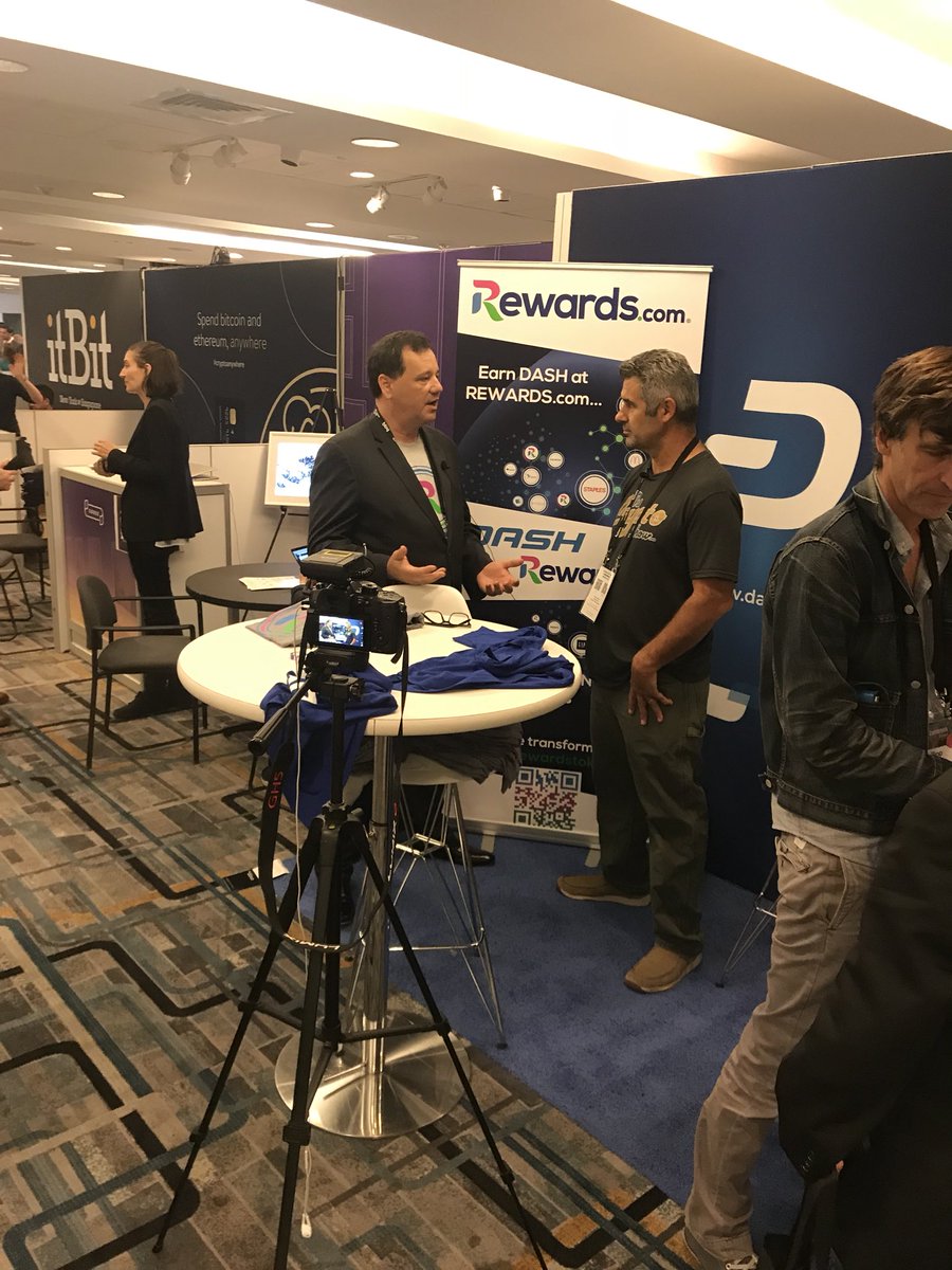 Rewardsdotcom's tweet photo. CEO @ToddRewards talking to crypto radio show about https://t.co/Ob4gbqBqVL at consensus 2018. https://t.co/WPjN2v0oLI