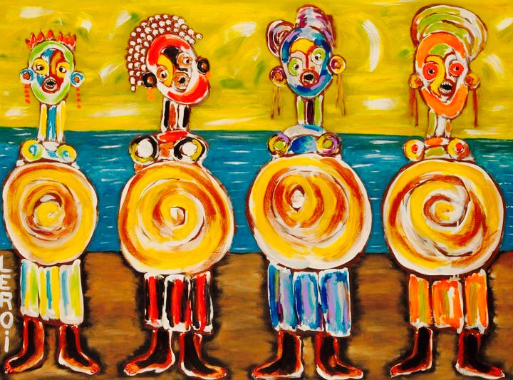 ArttourMagazine's tweet image. #ImageOfTheDay #LadiesInWaiting1 by #LeroiJohnson. For more info, visit ow.ly/k3mc30eFLRL #ATIM #Top60Masters2018 #ATIMTV