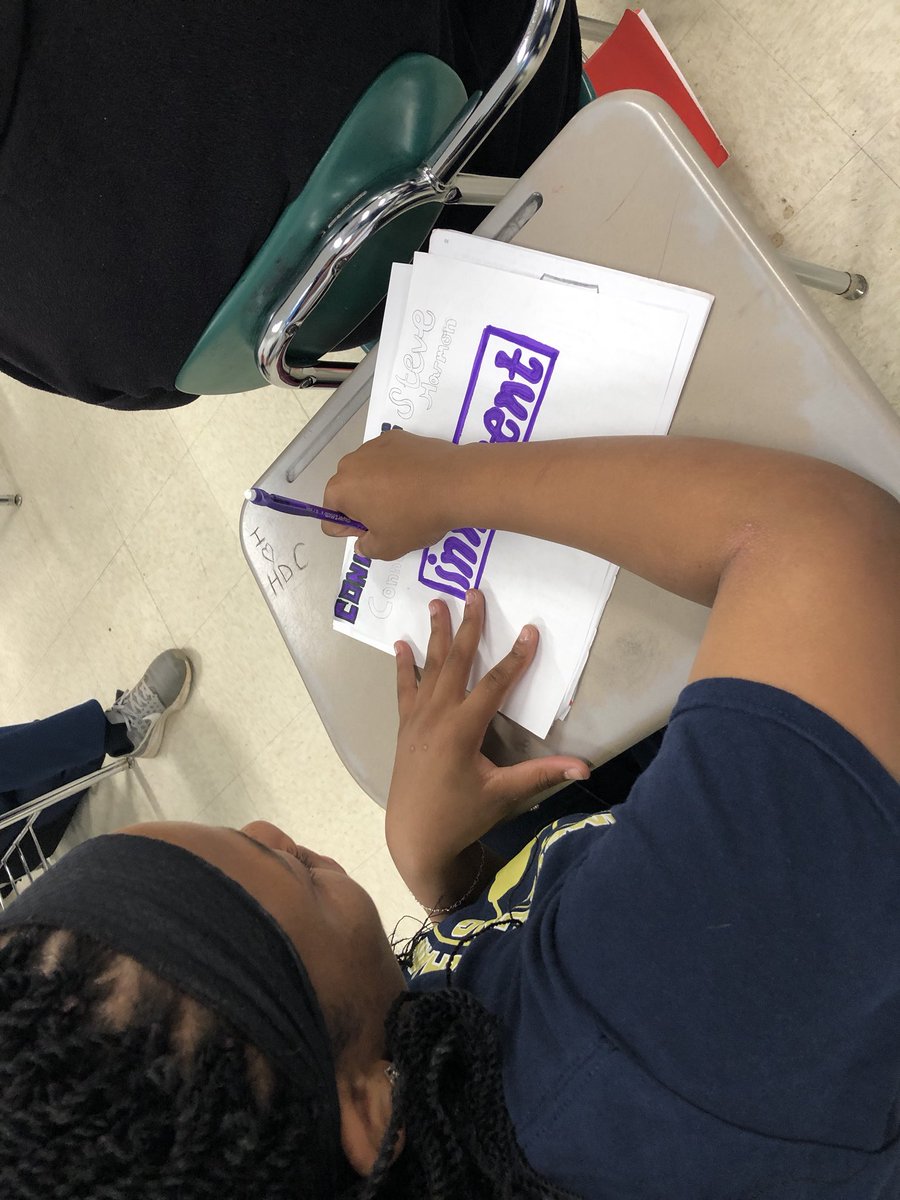 MrsSandsELA's tweet photo. Finishing up the novel Monster by completing Graffiti Journals!!  #lcmscougarstrong https://t.co/G2xfXZheDk