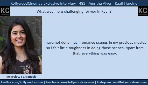 KollywoodCinima's tweet photo. #Kaali Heroine #AmirthaAiyer Xclusive Chat #KaaliFromTomorrow
@vijayantony @mrsvijayantony @vijayantonyfilm @TheSunainaa @ShilpaManjunat @yoursanjali @Richardmnathan @astrokiru
#KcInterview #Kollywoodcinemaa #KcChat #காளி #VijayAntony https://t.co/v3a1RhTPFF