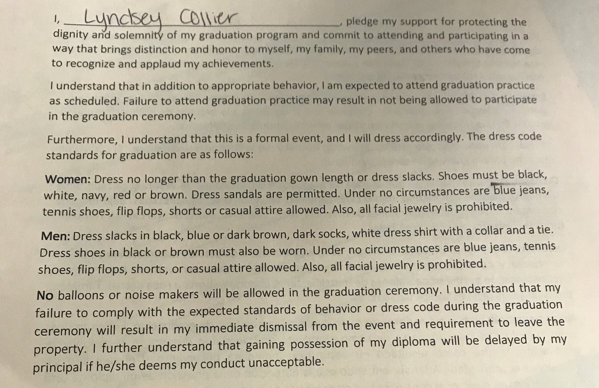 Rules for Graduation! 🎓