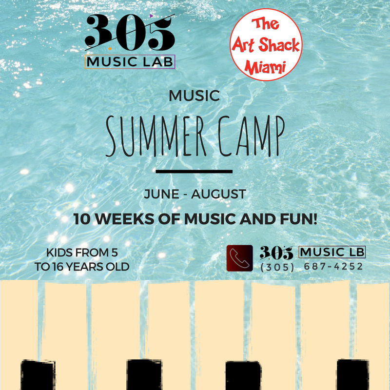 305MusicLab's tweet photo. Por 10 semanas aprenderemos juntos de arte y música. Llámanos al 305-MUSICLB e inscríbete en el #SummerCamp que planificamos junto a @artshackmiami https://t.co/hmJIERHxYF