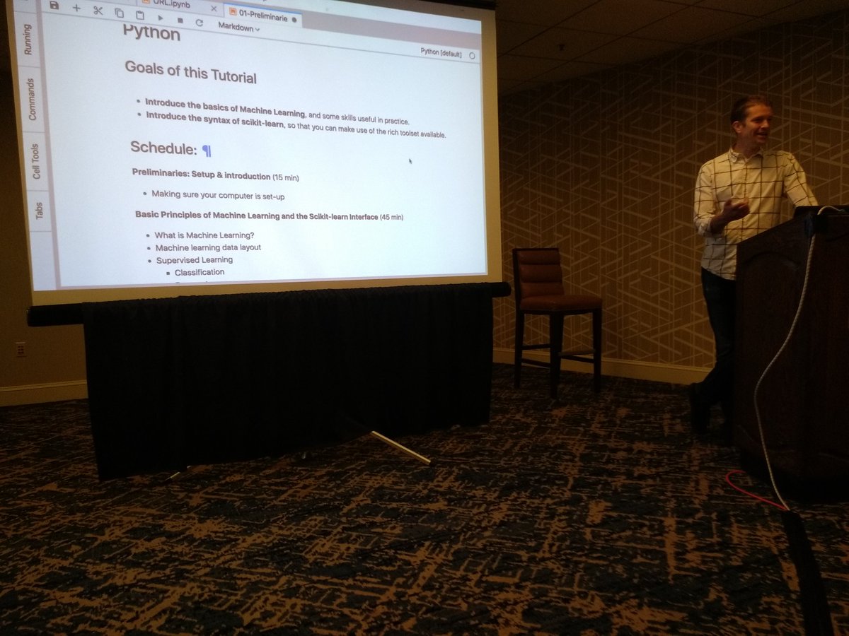 Machine learning with <a href="/jakevdp/">Jake VanderPlas</a> from @uwescience at the #ECSHackWeek