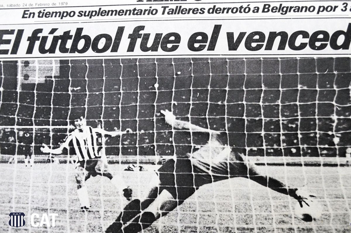 CATalleresdecba's tweet photo. #FelizCumpleEstadioKempes | Solo hubo dos finales entre #Talleres y Belgrano en el Estadio Córdoba. Ambas las ganó la "T". 1978 (Campeón Oficial LCF y pase al Nacional) y 1998 (Campeón Nacional B y ascenso a Primera). https://t.co/qqxjw2PPov
