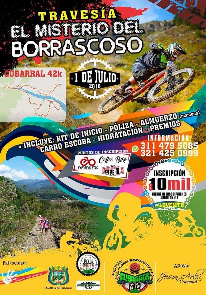 LaRegionCentral's tweet photo. Amigos Mtb Meta ! Todos invitados el 1 de Julio de 2018 a disfrutar de las mejores rutas en #Cubarral y conocer este hermoso municipio!! Fecha Límite de Inscripción: 25 de junio 2018 -Invita y organiza #CubarrosMTB #MtbMeta https://t.co/WVviFVQwSP