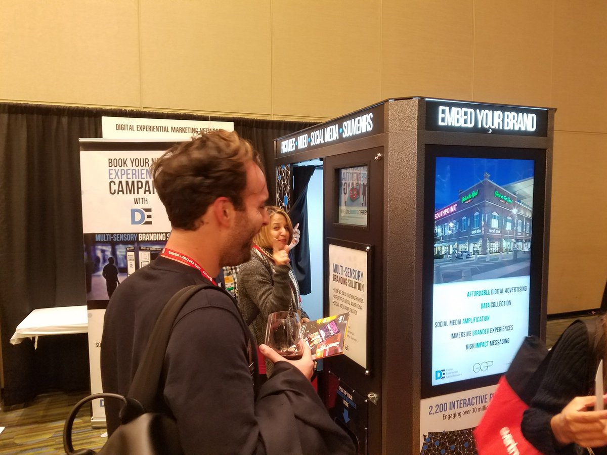 DEMNUSA's tweet photo. Visit us at booth 118 #EMSLive and let's talk #ExperientialMarketing with #Accountability real usage metrics, real engagement using @quividi #AudienceAnalytics and 2,200 Kiosks in the top malls / cinemas in the country #Experiential #Marketing Summit @EventMarketer #AdAgencies https://t.co/Nw8gZyuPp7