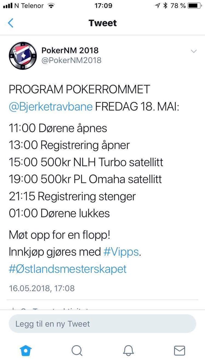 Da er det bare og gjøre seg klar for litt poker i helgen!