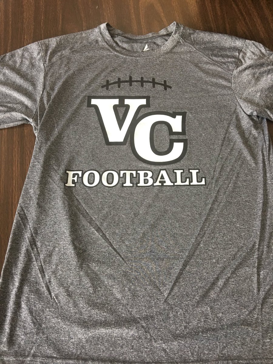 SVHS_Athletics's tweet photo. #VanceCountyHigh may not have school colors or a mascot yet but that doesn’t mean we can’t practice in style. Behold, Raider and Viking fans... the very first VCHS shirts! Thank you, @BSNSports_NC! #BetterTogetherVCS #VanceCoProud https://t.co/psjM4Ls0ny