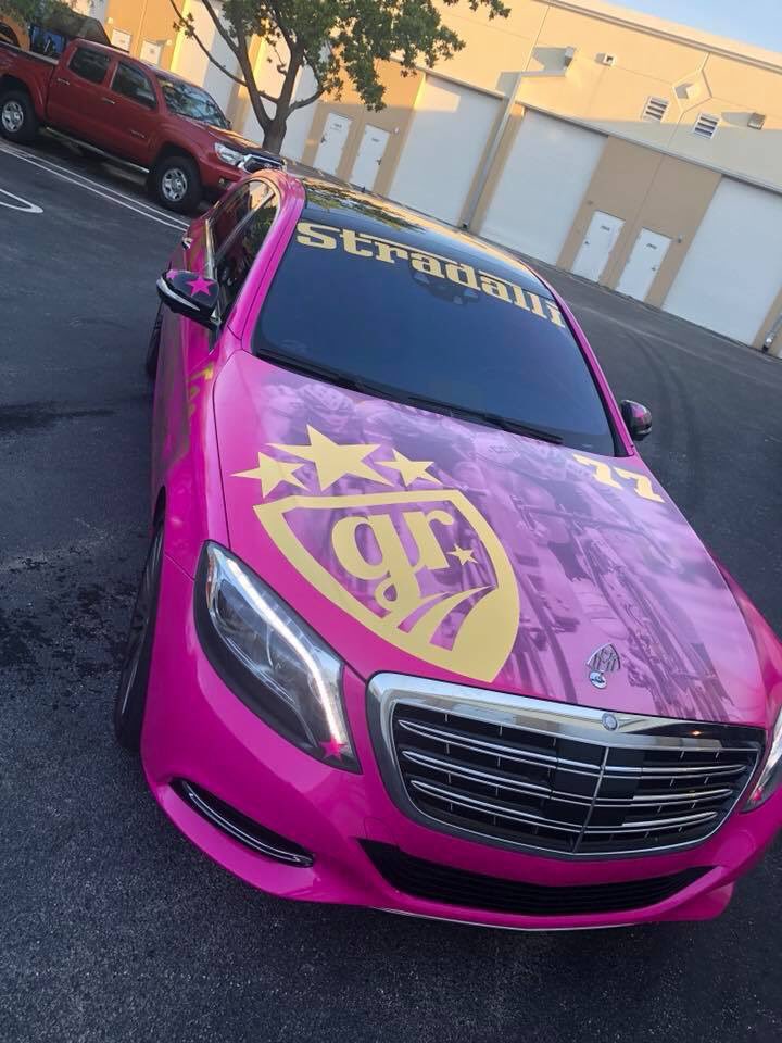 PrintMorFL's tweet photo. We are so glad that our friend at @Stradalli love their bright wrap on the Maybach. Simply star struck 🤩
#printing #printmorfl #southflorida #southfl #vehiclewraps #carwraps #largeformatprinting #miami #printmorinaction #buswraps #advertising #printing #maybach #stradalli https://t.co/tJGqDcHF6e
