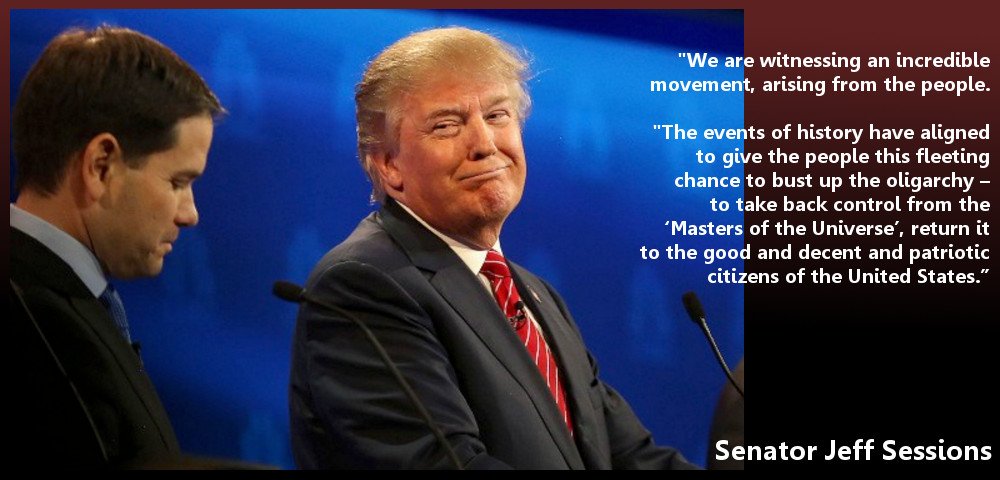 serr8d's tweet photo. @donedawnie @sc08960854 @RiemDebra @LeonWhi63670221 @JoscoJVTeam @tony_tonyt @Jwally54 @MelindaThinker @Almightyk9 @donnnie @blairarthur1 @WSCP1 @Real_AzKyle @Michaelcraddo16 @BitchesAlice @OLibcrusher @deplorabletx71 @ashman_andrew @TheManSam @ReaIFakeNewts @AnnieAdelel @meknowhu @haveAcIue @Geo29411768 @vickibazter @playnon2 @DarrenDillon13 @katelikesnascar @BrandiCox15 @LewisWilson43 @ForTrump2020 @crisp_aw @TrustNo1_1973 @txdeplorable71 @stardustnine @AspieMum @AnarchyAustin1 @Caparosa52 @jusscurrious21 @lynn_maryellen @Lilsunshinegurl @aliciaalcantar4 @Eevildebs @MacblaneMarcia @Biglued1 @Tops_trump @Emeraldluxury @aflyingmonk3y @DisneyFamJam @realgrace_kelly No. #JeffSessions is a Good Man, who is playing a long game, by the rules.
He's also the first US Senator came forward to endorse #TRUMP45 for President.
And, he "gets it".
#SupportJeffSessions https://t.co/WvpZz6ptDo