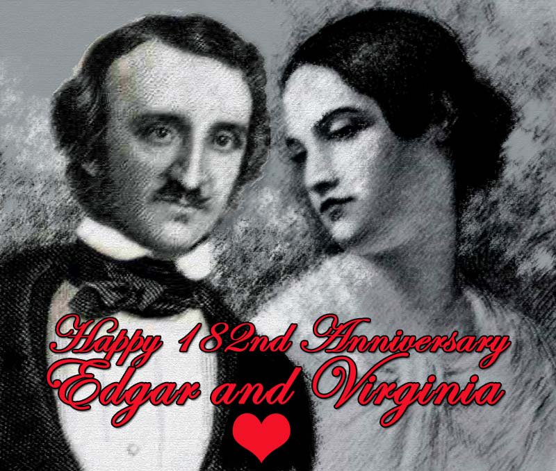 #OnThisDay in 1836, #EdgarAllanPoe married his cousin Virginia in Richmond VA. #RVA Learn more about it on the <a href="/PoeMuseum/">The Poe Museum</a>'s blog: thepoeblog.org/today-marks-ed…