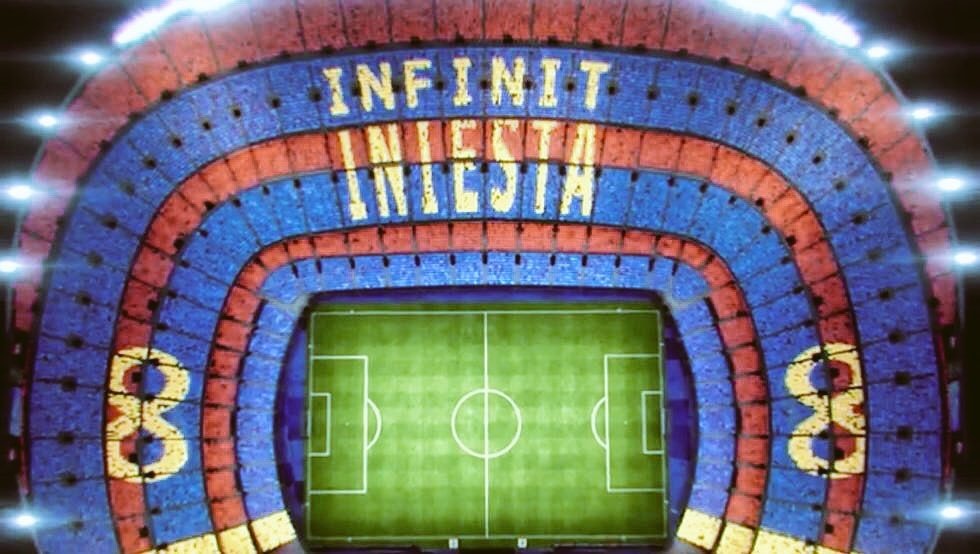 Jaimefmacias's tweet photo. Este será el mosaico en homenaje a Iniesta en el último partido de La Liga en el Camp Nou https://t.co/QGTYnf74QQ