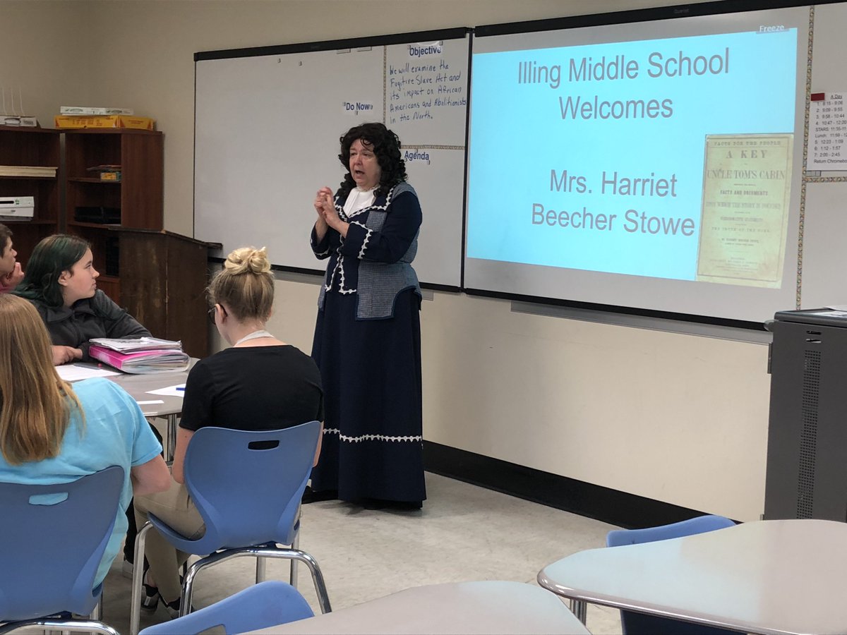 Illing Middle On Twitter Harriet Beecher Stowe Visits Mr Pohl S