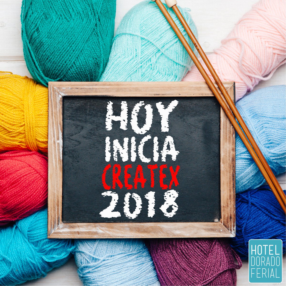 DoradoFerial's tweet photo. Hoy Inicia en #Corferias la feria #Createx2018, Los estamos esperando en Hotel Dorado Ferial por si están buscando hospedaje o si desean utilizar nuestro servicio de restaurante. #HotelBogota #HotelCorferias #HotelEmbajadaAmericana #ServicioRestaurante #BarrioElRecuerdo https://t.co/6CQsrDL6YQ