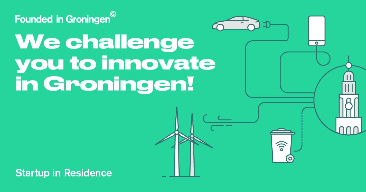 Techleapnl's tweet photo. Startups! Groningen challenges you to innovate. Check out all the challenges and apply now! https://t.co/jsf8O4g9rw #SIR050
@FoundedinGro https://t.co/VSp816lGCf