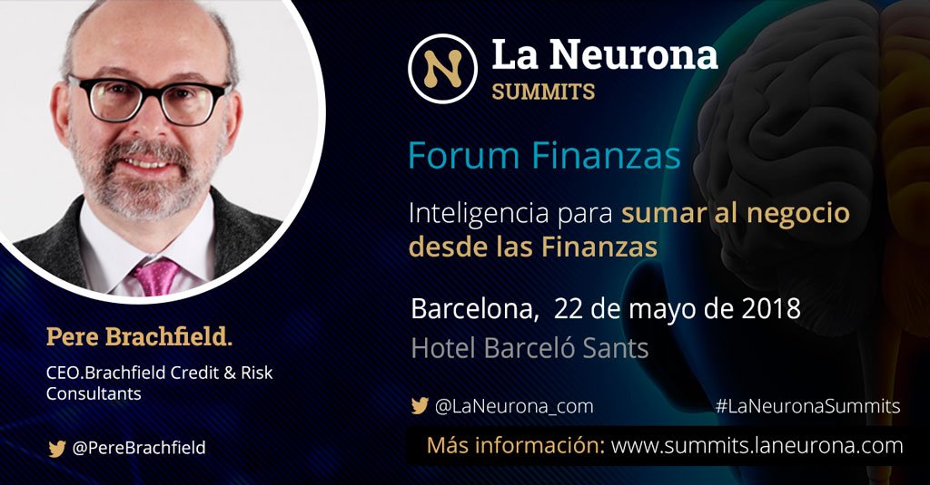 PereBrachfield's tweet photo. Summit Finanzas llega a Barcelona el 22 de mayo en una jornada centrada en la gestión de riesgos e inteligencia #financiera.
➡️EL CÓDIGO DE INSCRIPCIÓN GRATUITA AL EVENTO ES 'CODPERE18'
➡️➡️https://t.co/hH6KLCeyVk
#summitfinanzas #laneurona #Brachfield https://t.co/vThqJLMrMx