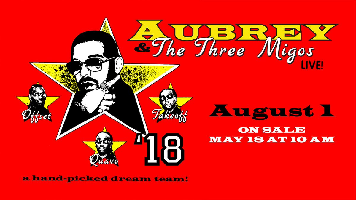 XcelEnergyCtr's tweet photo. @Drake​ is on tour with @Migos this summer and will be coming to Xcel Energy Center on August 1. Want to win tickets before they go on sale? 

RT + follow for a chance to win TWO tickets to the show before the go on sale this Friday! https://t.co/mszm27ECt0