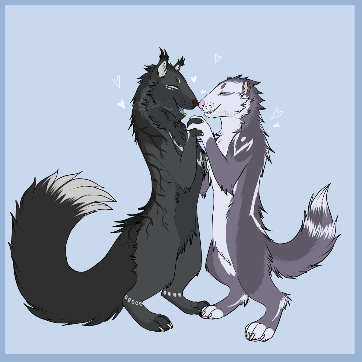 lexathefox's tweet photo. Yuki belongs to myself
Gladio (left) belongs to my hunny @drbrielis
art is also by myself
my fa https://t.co/tocobEJzuZ
ART IS MINE, DO NOT TRACE, COPY, REFRENCE, USE, SHARE OR RECOLOUR MY  WORK,DO NOT USE THE OCS PICTURED FOR ROLEPLAY
#lexathefox #Lexathefox #ferret #furry https://t.co/85649Z1ckj
