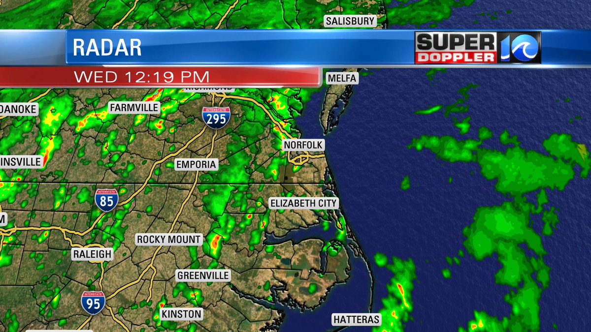 WAVY_Weather's tweet image. Scattered Showers are on the radar, and periods of rain can be expected the rest of today.  So, even though it may be dry in an area now...carry the umbrella because showers could find you at any time. @WAVY_News Midday is on thru 1PM. wavy.com/weather