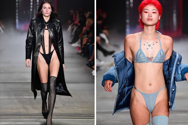 Daily Star On Twitter Models Suffer Unfortunate Wardrobe