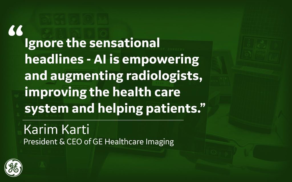 GEHealthCare's tweet photo. A partnership between #cliniciansandcode: Why use #AI to help make #patientcare more effective, efficient and faster​ https://t.co/X88wZG6QFM https://t.co/GJLqgLxmxT