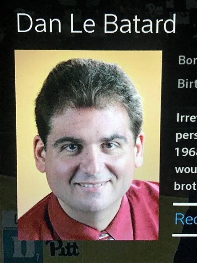 ZTrims13's tweet photo. @LeBatardShow  @MichaelRyanRuiz @Stugotz790 @SarahSpain This profile picture that Comcast has of Dan is terrifying lol. Please show this on air. https://t.co/0j1tOB8tq1