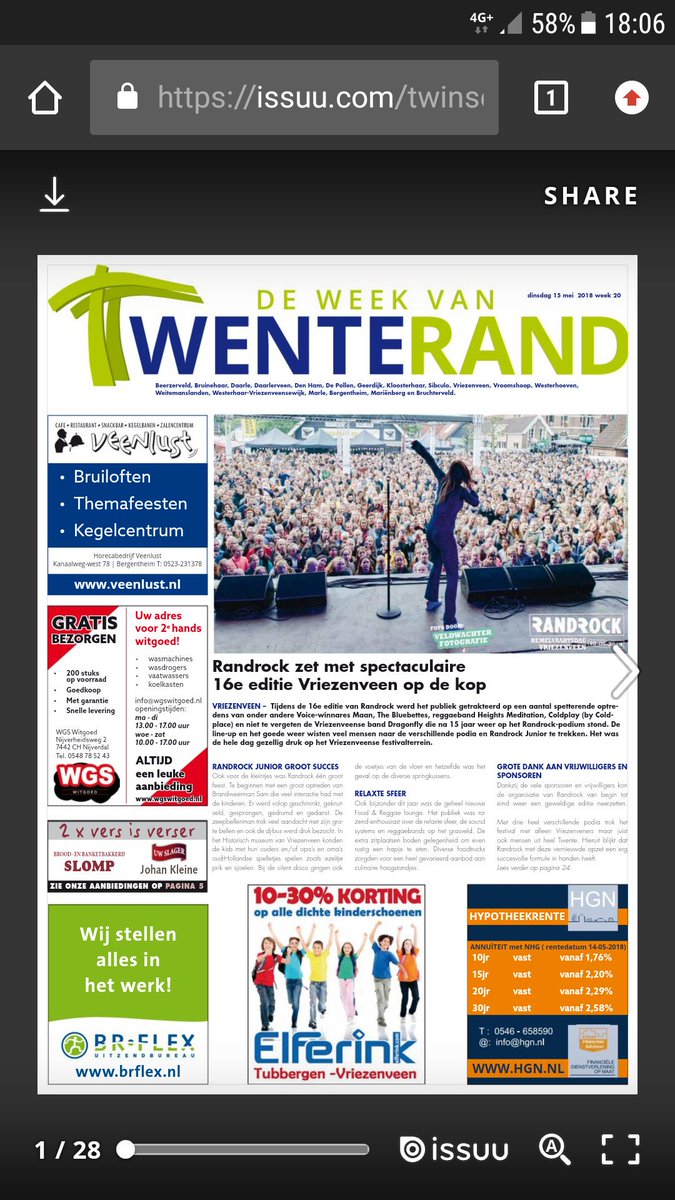 Ennodeboer's tweet photo. Uiteraard blikken we in De Week van Twenterand van deze week nog even terug op @_Randrock in #Vriezenveen https://t.co/LpC2kvf1fW