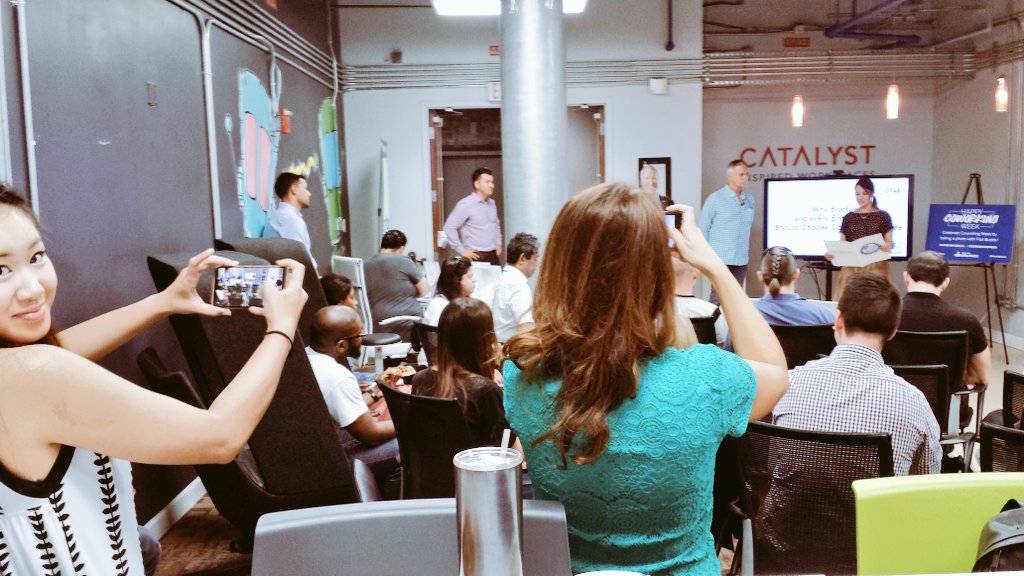 Power Lunch with the #OTAB 👪  This hump day we hear from <a href="/CatalystSpaces/">Catalyst</a>’s Dennis Pape who is president of the #Orlando Coworking Alliance <a href="/ORLCoworking/">ORLCoworkingAlliance</a> #ThisisOrlando #CoworkingWeek #OTAB #CraftingOurDreams