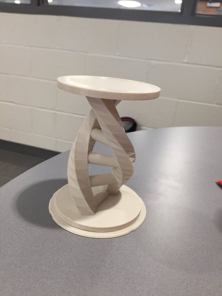 CantonLocal's tweet image. Another 3D printed DNA.  Kudos to the students and Ms. Thompson’s assignment!