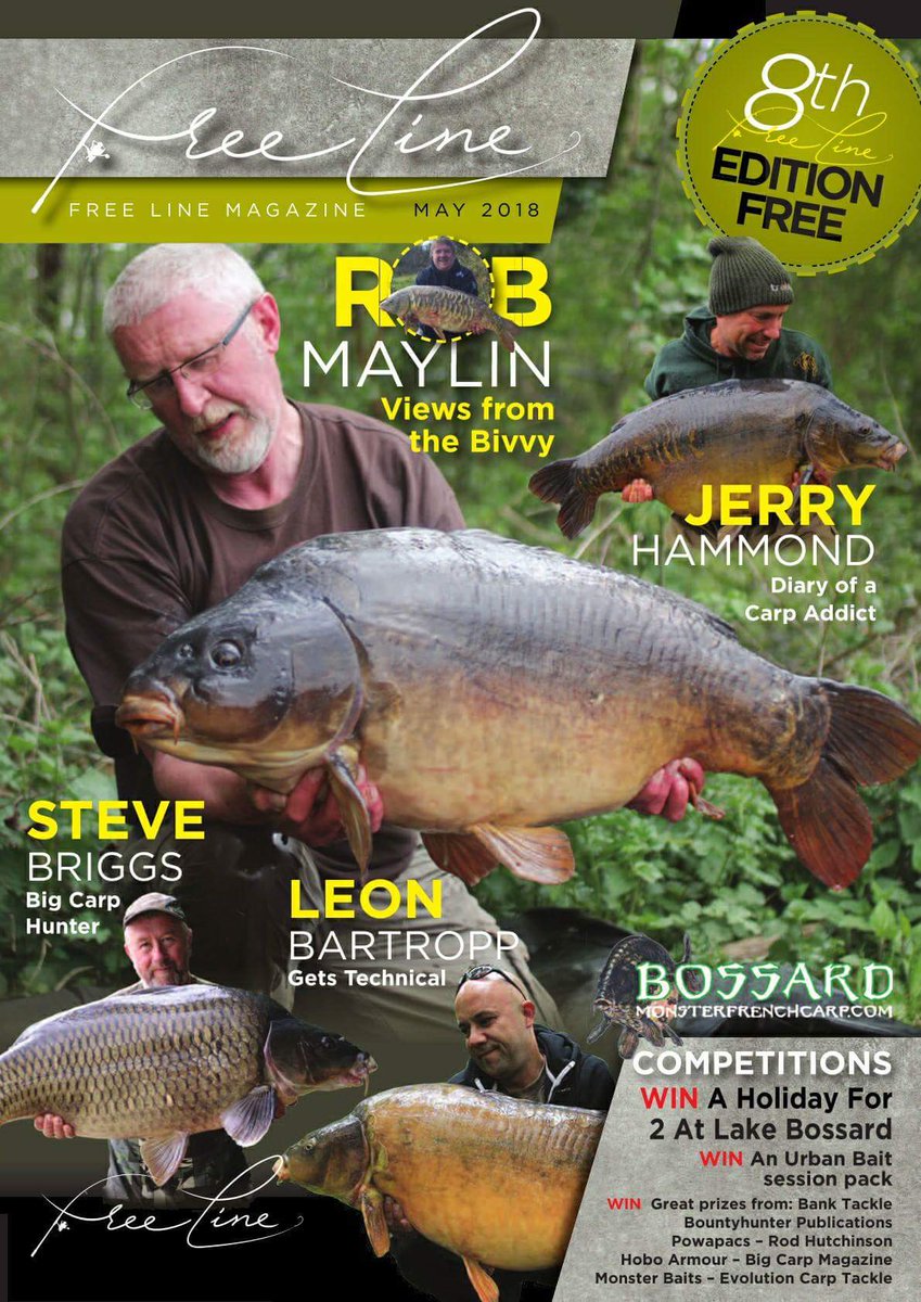 SIGN UP TODAY!!! To ensure you get your copy of the BIGGEST carp magazine EVER PRODUCED!!! With over 240+ pages of FREEEEEE carpy content..... Issue 8 is out now, 

Just click the link below &amp; Sign up FREE today!!
⬇⬇⬇⬇⬇⬇⬇⬇⬇⬇⬇
eepurl.com/c1pwhD