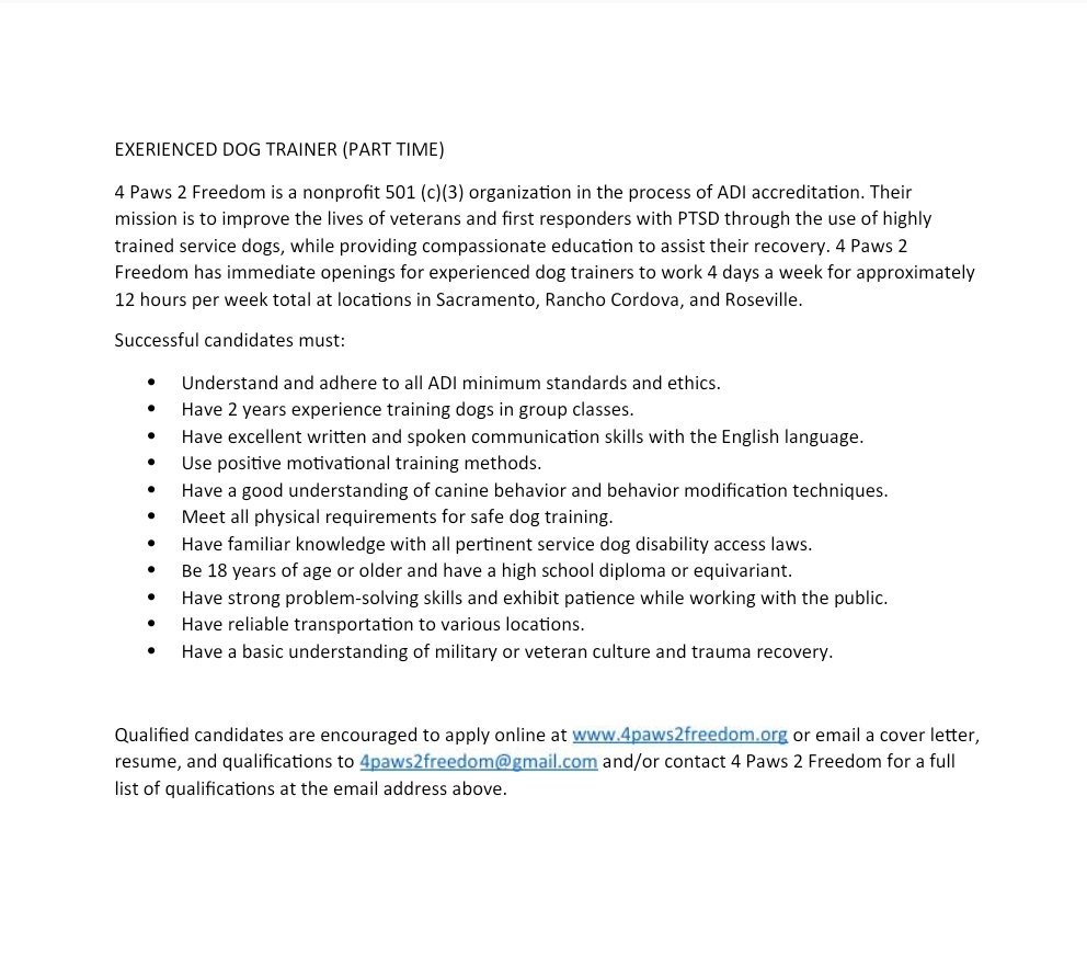 4 Paws 2 Freedom tweet media