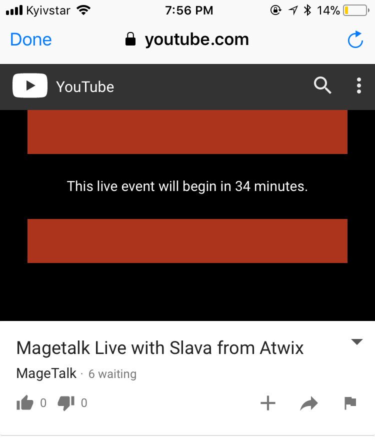 toryboom's tweet photo. Ready for a new @MageTalk Live with @slkra ๐? Starting very soon... #atwix #magetalk https://t.co/rp2nvZ8ihv