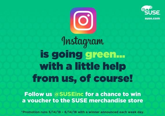 suse - follow us on instagram for a chance to win