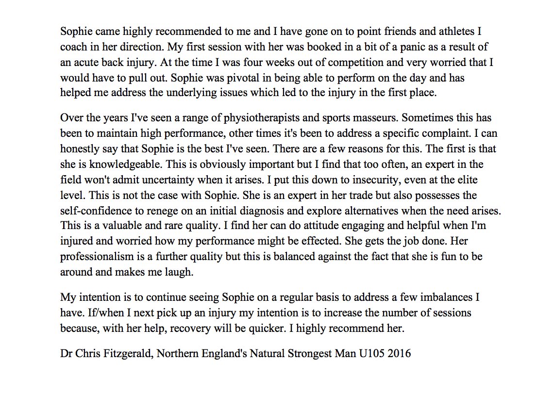 Swarman94's tweet photo. Admittedly I’m not one for pushing my work through social media. Sometimes it’s best to let the clients do the talking.

Another client free from pain and also reaching a new PB 🏋🏼‍♂️

Great reference from Dr Chris Fitzgerald, Researcher, Strength Coach and Natural Strongman. https://t.co/x6DXgIfTo8