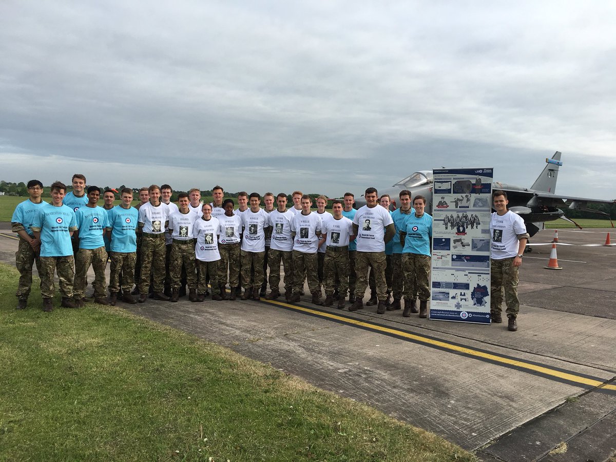 .@UBASBlueLions putting together the final touches at the <a href="/DambustersMiles/">Dambusters Miles</a> in support of the <a href="/RAFBF/">RAF Benevolent Fund</a>. Thanks to <a href="/DragonCoin/">Dragon___Official</a> for their immense support and sponsorship.
