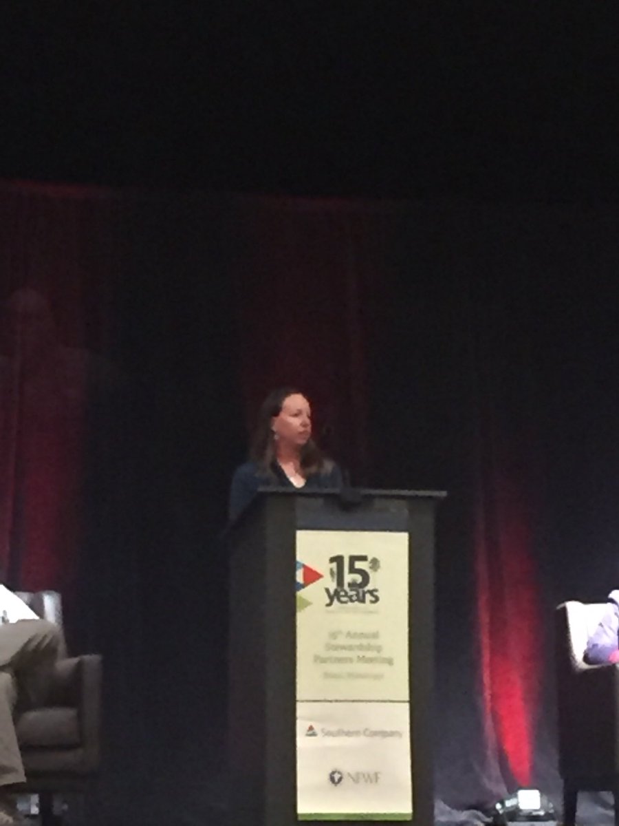 KaraEmmaAnne's tweet photo. Abby Darrah w/ Audubon MS talking about Motus wildlife tracking systems at the NFWF partnership meeting. https://t.co/m391MFu5CZ