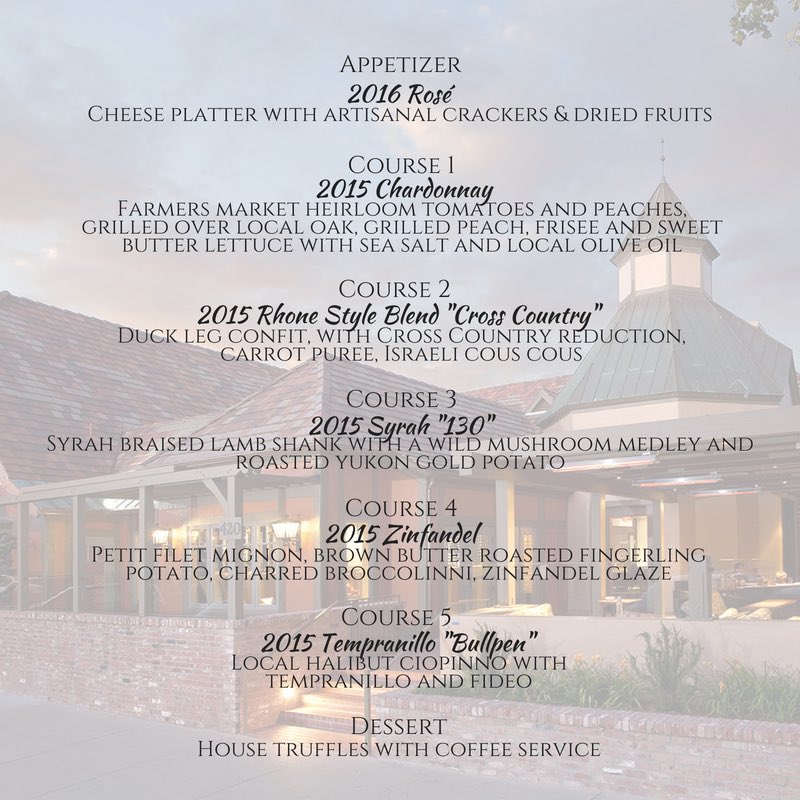 CholameVineyard's tweet photo. ICYMI: @Root246 has prepared an incredible pairing to our 2015 lineup and we are officially excited! Join us on June 2nd for the #CholameVineyard Barrel Tasting and Winemaker’s Dinner in Solvang, CA. Email info@cholamevineyard.com to reserve your spot today! https://t.co/Rrka5PhQMj