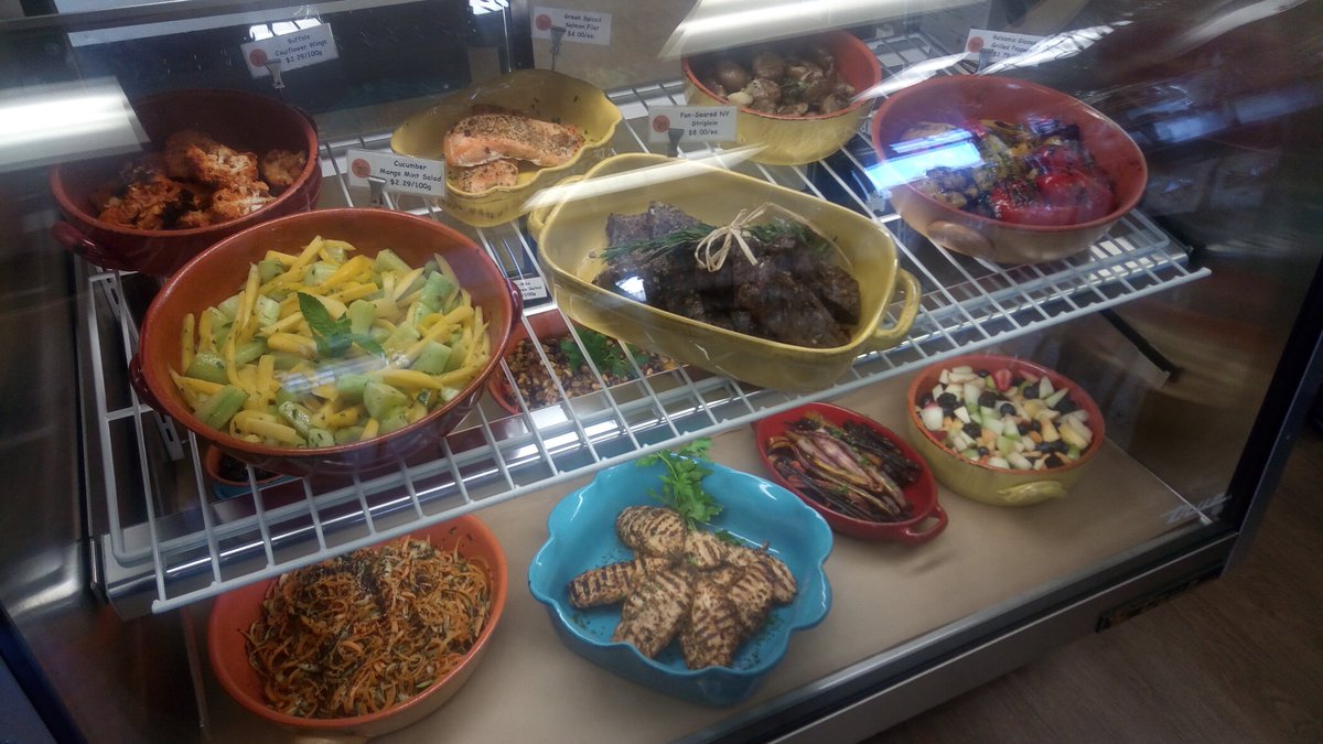IndulgeCalgary's tweet photo. Our delicious deli fridge is ready for a quick lunch at Urban Grub !! https://t.co/Z8EBwdKe9v