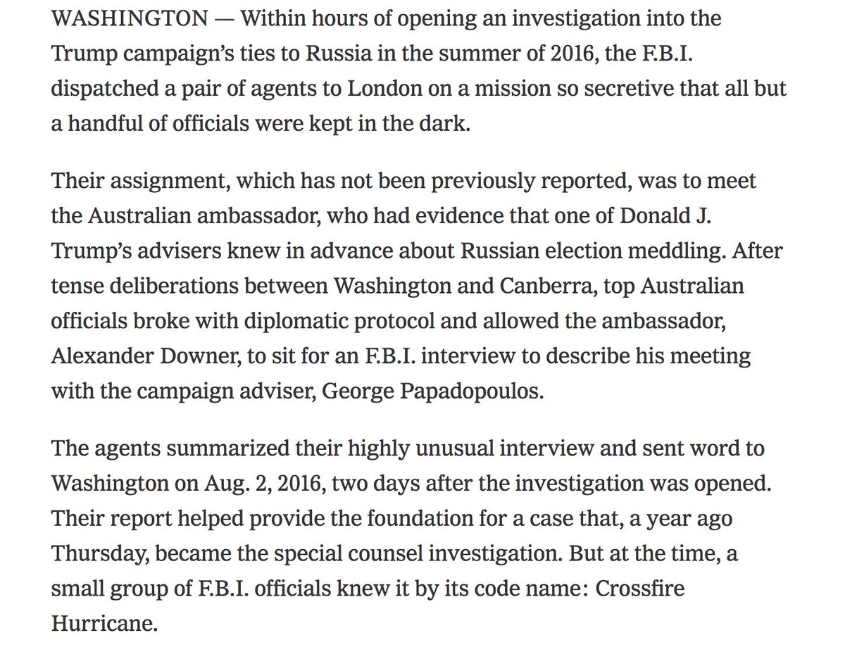 Code Name Crossfire Hurricane: The Top Secret Origins of the F.B.I.’s ...
