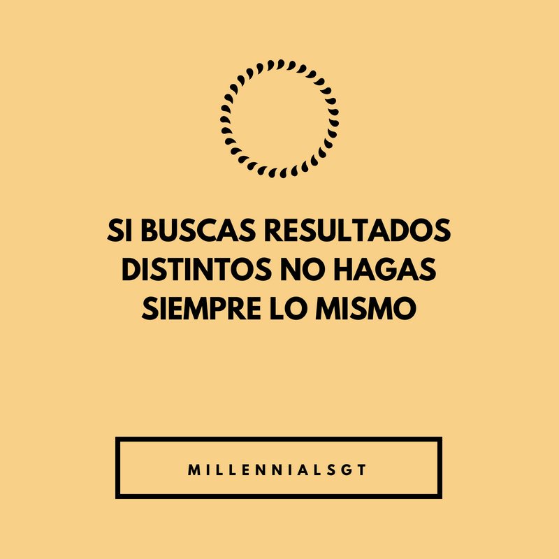 millennials_gt's tweet photo. Resultados distintos, cambiando nuestros hábitos. #FACCOM #UMG #Somosmillennialsgt https://t.co/xoRJCiNrHy