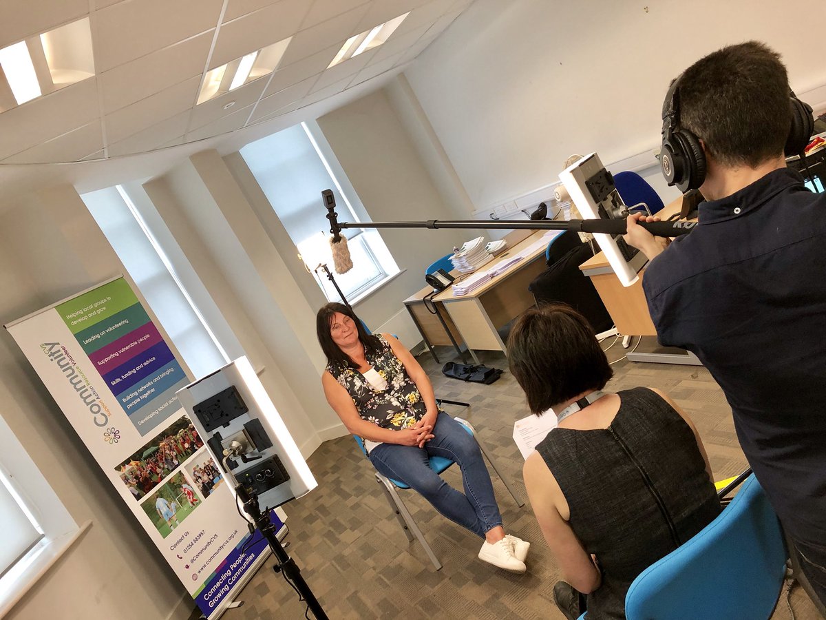 stevefoden's tweet photo. Volunteers week video in the making #volunteersweek @KateLee41 @Breadmedia @KarenKjcass @MarselleVoice @BwDHarry @OsmanSayyed @bwd_inspire https://t.co/NZt7Kbd1TT