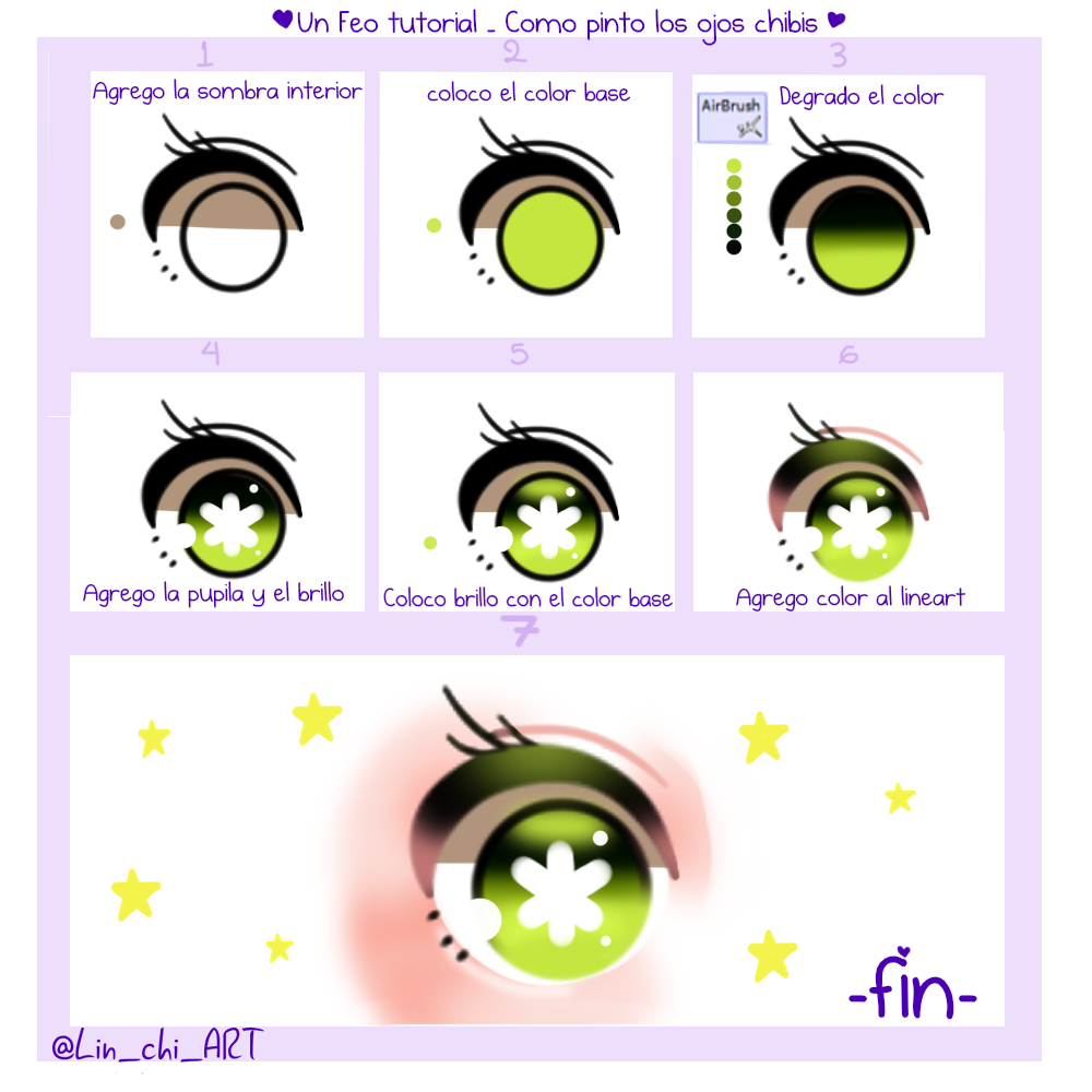 Lin_Chi_ART's tweet photo. 🌟Tutorial de Como pinto los ojitos chibis ✨👀
Pd: No tengo nada mejor que hacer :,D https://t.co/S39AvzmbLP