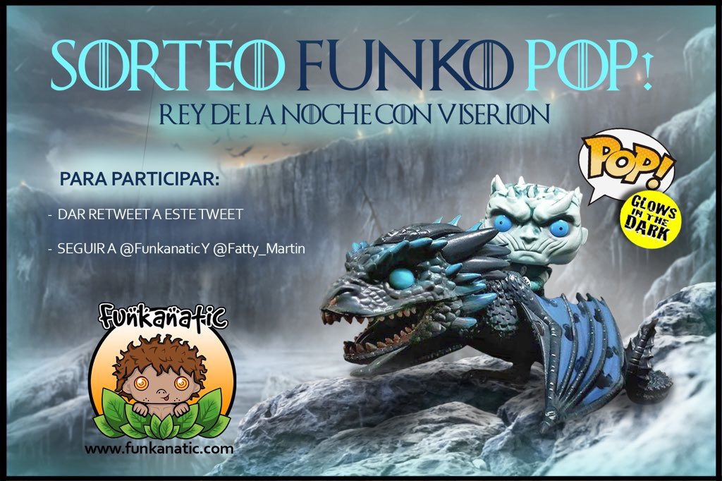 Fatty_Martin's tweet photo. ❄️SORTEO❄️

Funko Pop del Rey de la Noche con Viserion.

Para participar:
-Follow @Fatty_Martin 
-Follow @Funkanatic 
-RT al tuit

(Hasta el 24/05) https://t.co/pT8mowCI4w